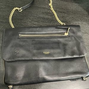 Knomo London Work Tech Organizer Bag IN LEATHER